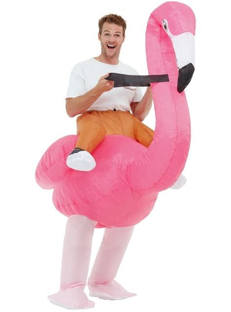 Inflatable Flamingo Costume For Adults Express Delivery Funidelia