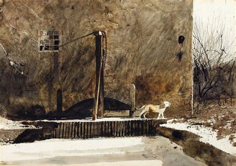 Andrew Wyeth 1917 — 2009 Usa Frozen Mill Race At Chadds Ford With