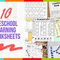 Preschool Learning Worksheets