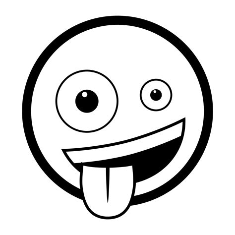 Emoji Smiley Face Coloring Page Sketch Coloring Page