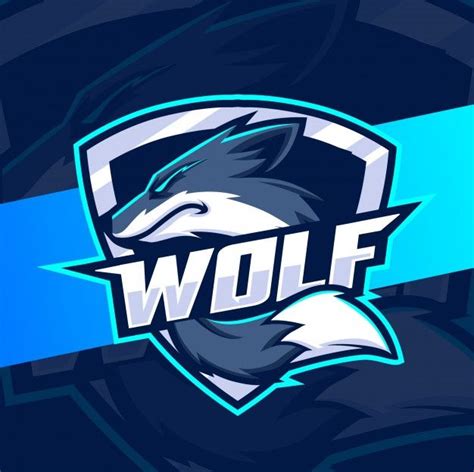 Wolves Mascot Esport Logo Design Logo Design Art Art Logo Game Logo