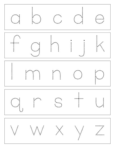 10 Best Alphabet Letter Tracing Printables