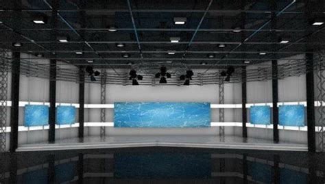 Tv Show Studio 3d Model Interior Scenes
