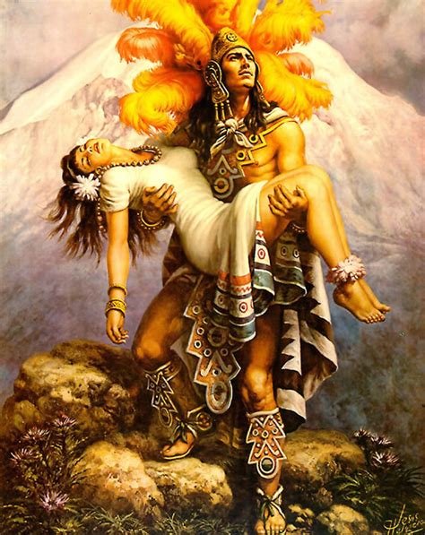 The Legendary Love Story Of Popocatépetl And Iztaccíhuatl T Vine