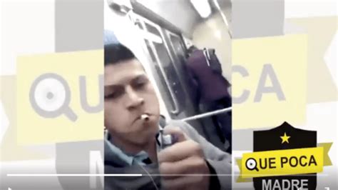 Sujetos Orinan Y Fuman En El Vagón De Metro Video La Silla Rota
