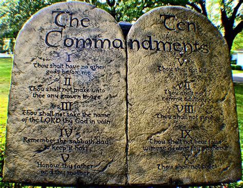 The Ten Commandments Memory