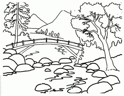 Detail Gambar Sketsa Sungai Koleksi Nomer 24