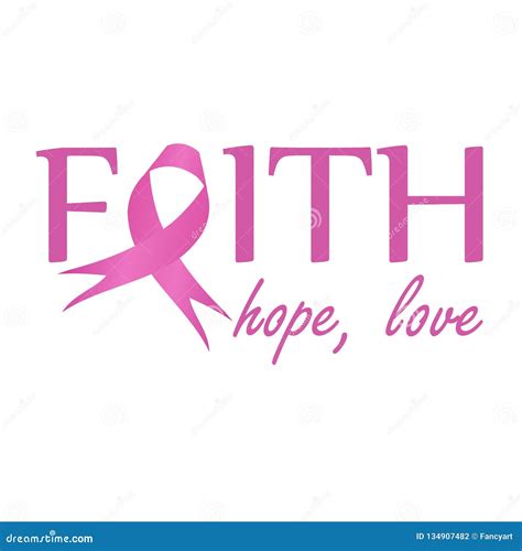 Faith Hope Love Pink Stock Illustrations 510 Faith Hope Love Pink