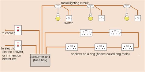 In the uk it isn't only household wiring that has three wires, inside appliance plugs, there will always be three wires of different colours as well (some appliances only. (a) Draw a schematic diagram of one of the common domestic ...