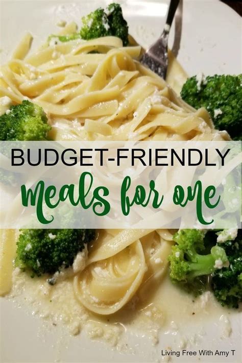 Quick and Easy Budget-Friendly Dinner Recipes for One ...