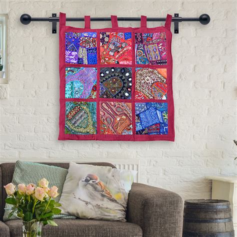 Our Beautiful Fabric Wall Hangings From India The Perfect Bohemian