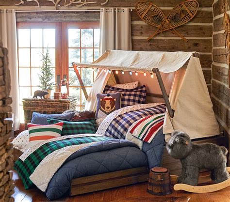 Kids Cabin Theme Bedrooms And Rustic Decor Camping Theme