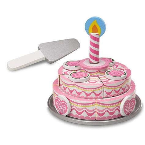 Melissa And Doug Triple Layer Party Cake Melissa And Doug Toys