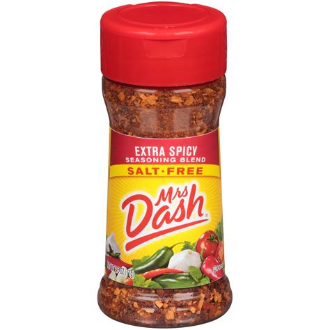 Mrs Dash Extra Spicy Salt Free Seasoning Blend 25 Oz Shaker