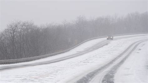 Snowy Blast Causes Havoc On The Roads The New York Times
