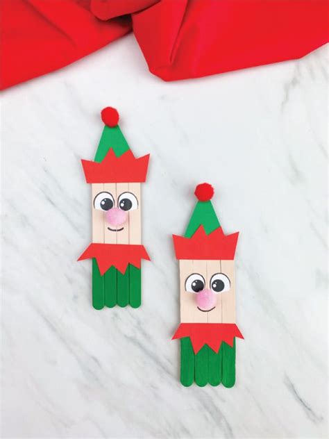 8 Easy And Fun Elf Crafts For Kids With Free Templates Preschool