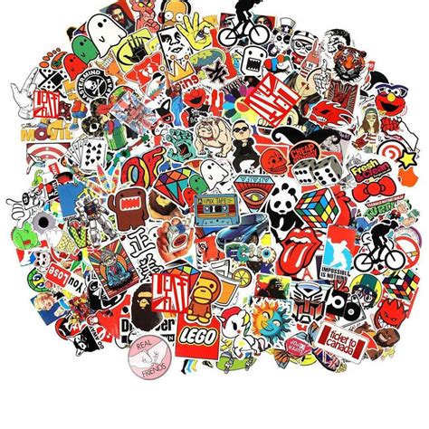 4.5 out of 5 stars 412. 100 pcs/pack stickers Classic Fashion Graffiti sticker ...