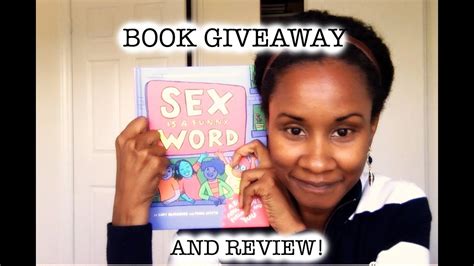 Book Review And Giveaway Sex Is A Funny Word Youtube
