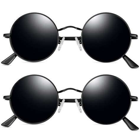 Buy Joopin Polarized Lennon Round Sunglasses Women Men Circle Hippie Sun Glasses Blackblack