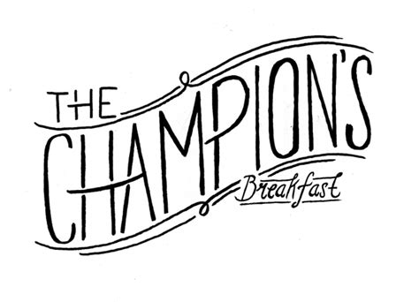 The Champion's on Behance | Champion, Typography, Behance