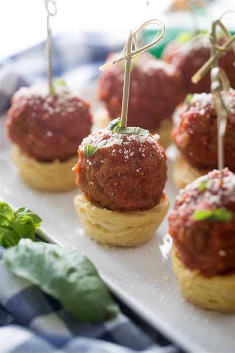 Italian Meatball Appetizer Recipe Appetizer Meatballs Spaghetti