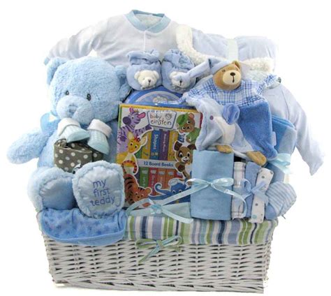 The normal sized bathtubs are too large. Deluxe Baby Boy Gift Basket | Glitter Gift Baskets
