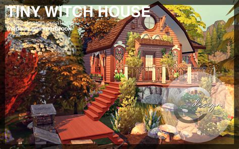 The Sims 4 Alpha Cc Finds — Cross Design Tiny Witch House Download