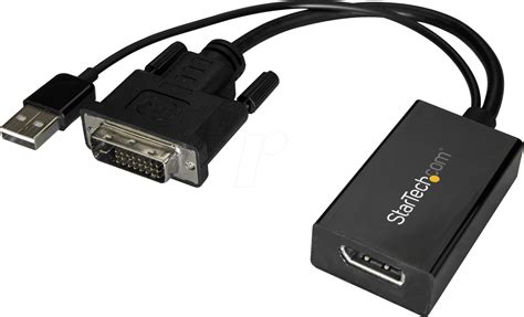 St Dvi2dp2 Dvi D Zu Displayport Adapter Usb Power Bei Reichelt Elektronik