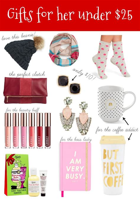 Five 25th birthday gift ideas for adventurers. Gifts for Her Under $25 ~ Lovely Life Styling | Gifts for ...