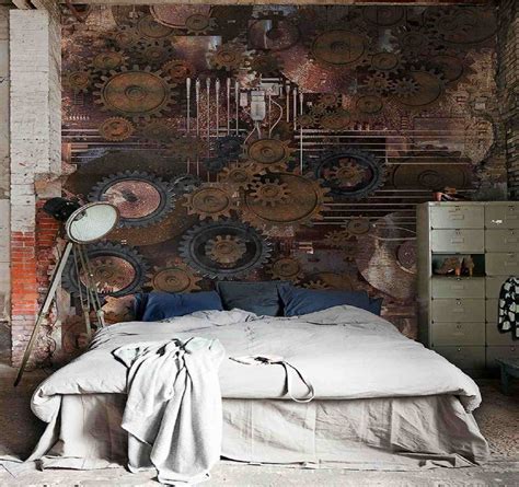 Steampunk Bedroom Braxton And Yancey Steampunk Room Decor In 3 Styles