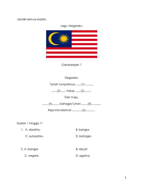 Sila download menggunakan link yang telah disediakan. Soalan Ujian Dunia Muzik Tahun 2 KSSR