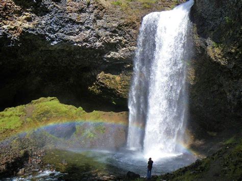 Moul Falls Wells Grey Park British Columbia Waterfall Places Outdoor