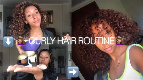 How To Define Your Curls My Quick Curly Hair Routine Youtube