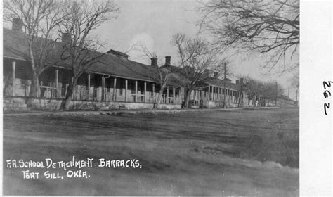 Fort Sill Oklahoma Field Artillery Barracks The Gateway To Oklahoma