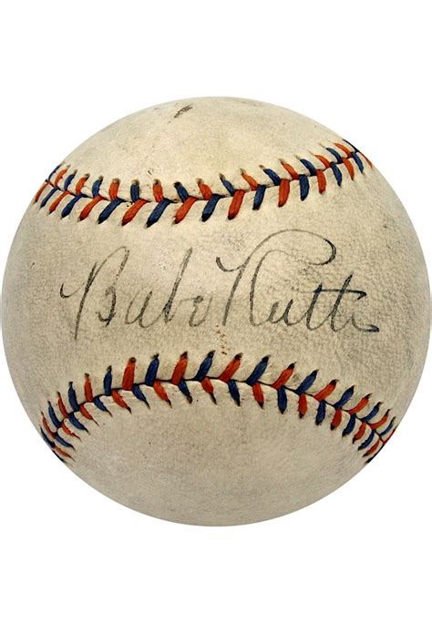 Lot Detail Babe Ruth Single Signed Baseball Psa Dna Auto Graded Jsa