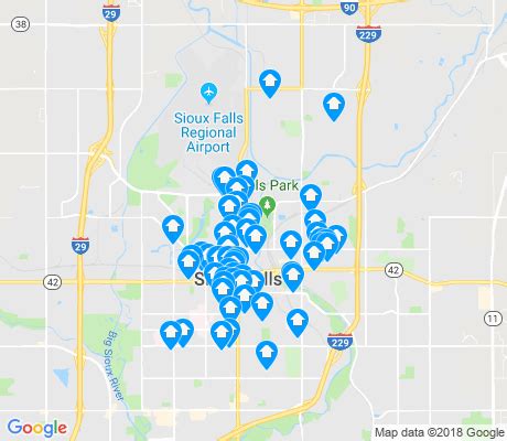 Map Of Sioux Falls Sd Area