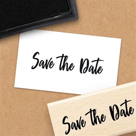 Stempel Save The Date Edition Mia Textstempel Liebe And Hochzeit
