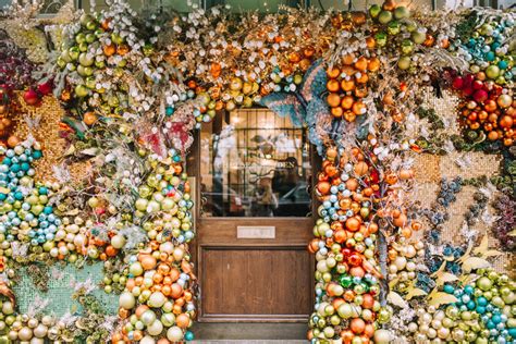 Flowers compositions best sellers christmas flowers. Christmas Floral Installations | Iconic London Storefronts ...