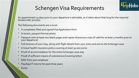 Schengenvisaapplication