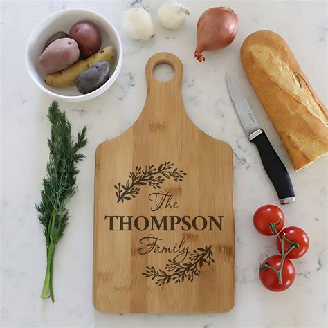 Paddle Cutting Board Personalize Charcuterie Board Cheese Etsy
