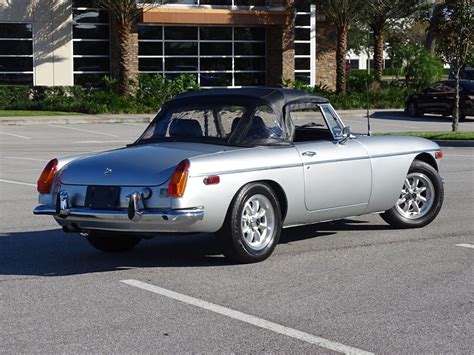 Silver 1972 Mg B Roadster 4 Cylinder 4 Speed Manual Available Now