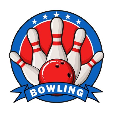 Premium Vector Bowling Logo Labels Badges