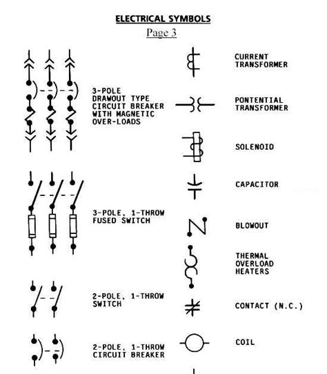 Electrical Schematic Symbols Circuit Breaker