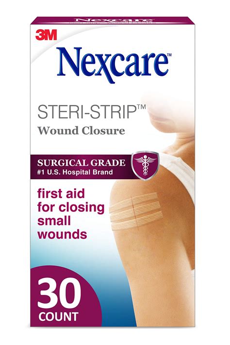 Nexcare Steri Strip Wound Closure Help Improve Cosmetic Results Clear