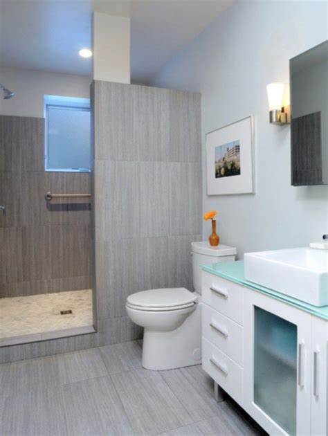 What safety features are like. 95 Beautiful Walk In Shower Ideas for Small Bathrooms 5654 ...