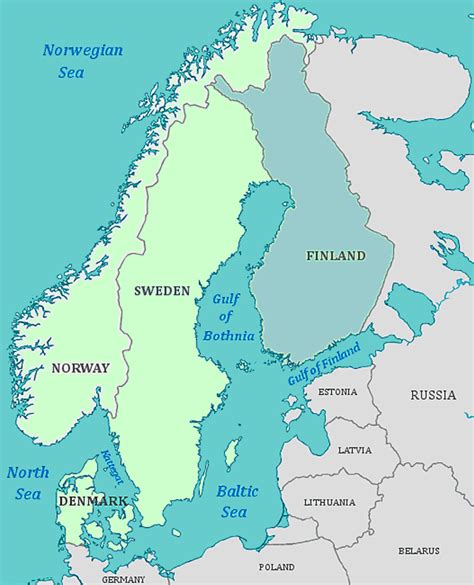 Maps Of Scandinavian Countries Photos