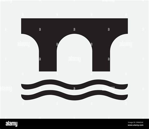 River bridge symbol hi-res stock photography and images - Alamy