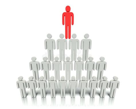 Hierarchy Of People Stock Illustration Illustration Of Organisation