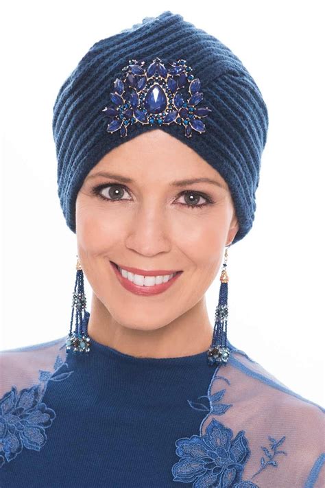 Jeweled Turban Bejeweled Knit Turban For Fall And Winter
