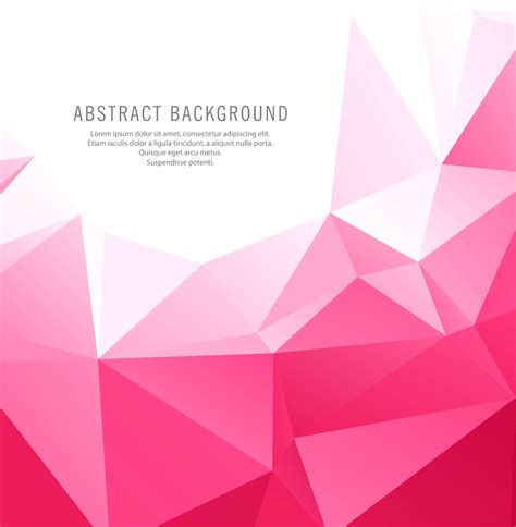 Abstract Pink Geometric Polygon Background 237673 Vector Art At Vecteezy